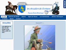 Tablet Screenshot of chevaliers-du-centaure.org
